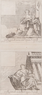 veronese etching from 1682 Prosperity and Fortune